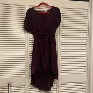 Ya Los Angeles dark red midi dress